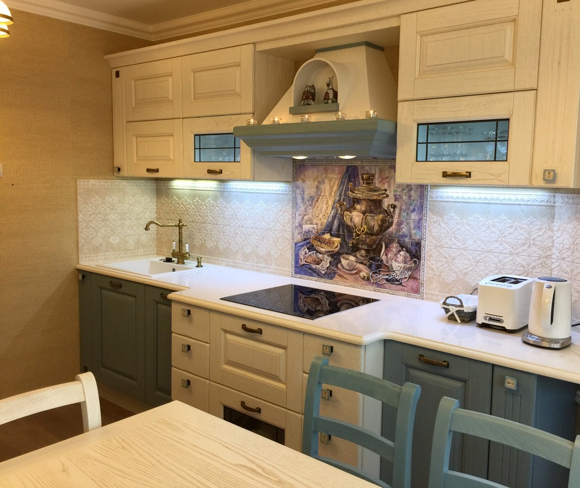 фартук для кухни установка своими руками