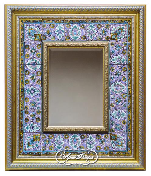 Зеркало с фацетом "Персидский ковер"  60 х70 см
