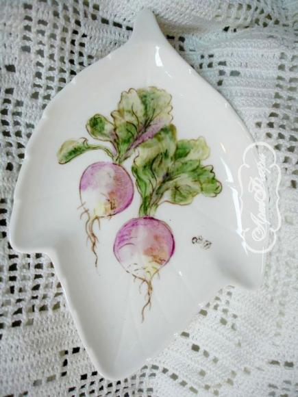 Тарелка - салатник "Вкусная редиска", 14 см