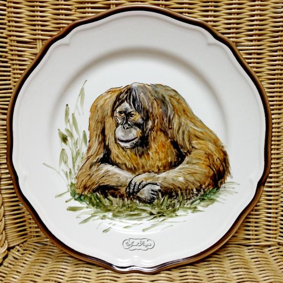 Тарелка "Орангутанг" , 28 см, цена 4200 рублей