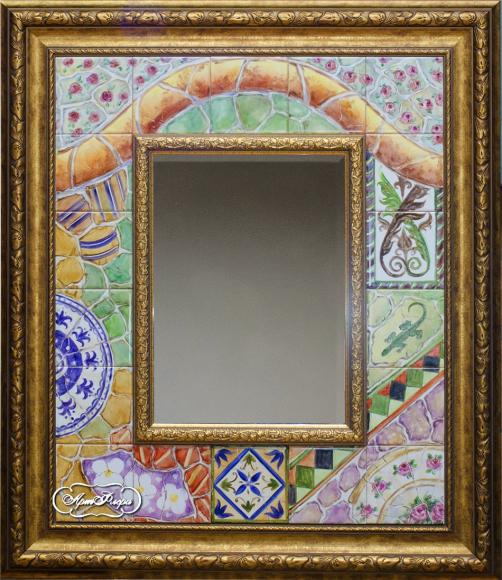 Зеркало "Скамейка  Гуэль ", 60 х 70 см