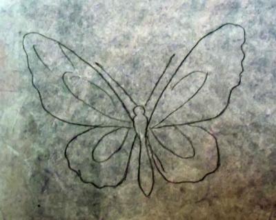 рисуем бабочку